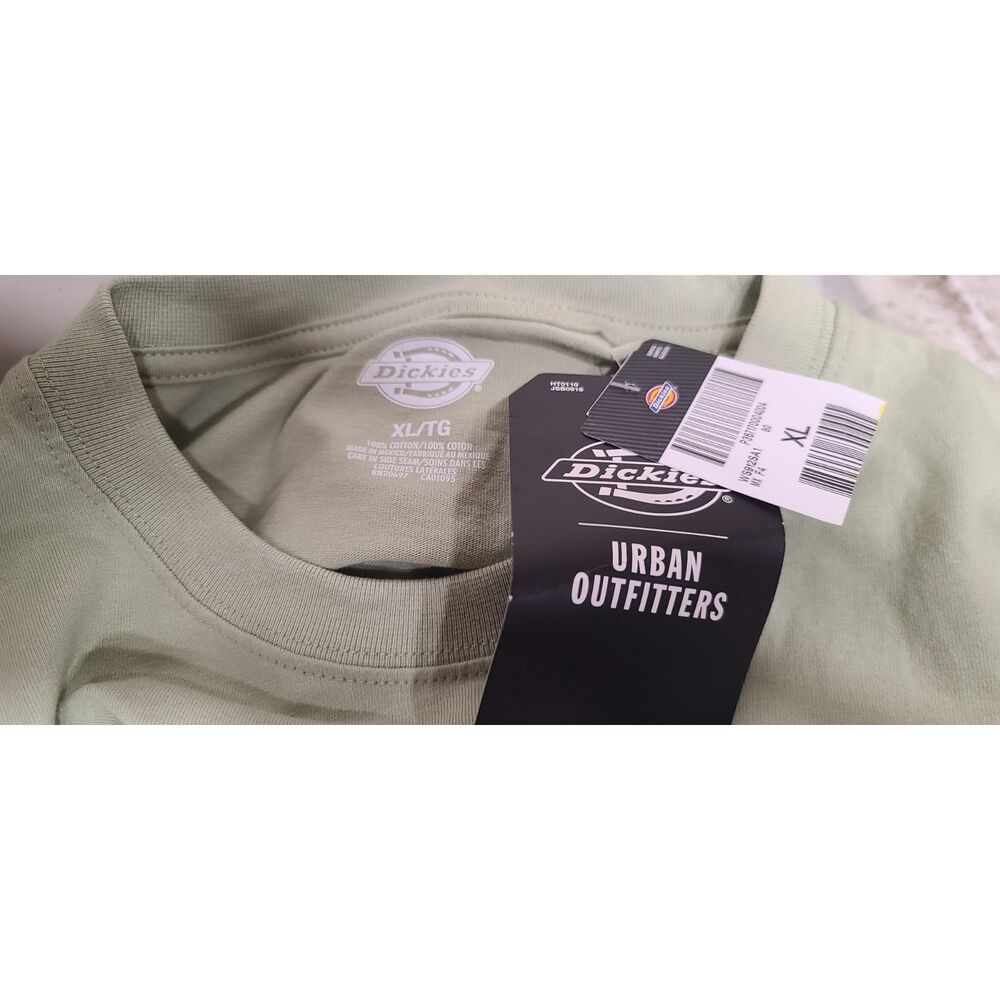 Dickies Urban Outfitters Mens Light Olive Green TShirt Size XL NWT - Picture 3 of 3